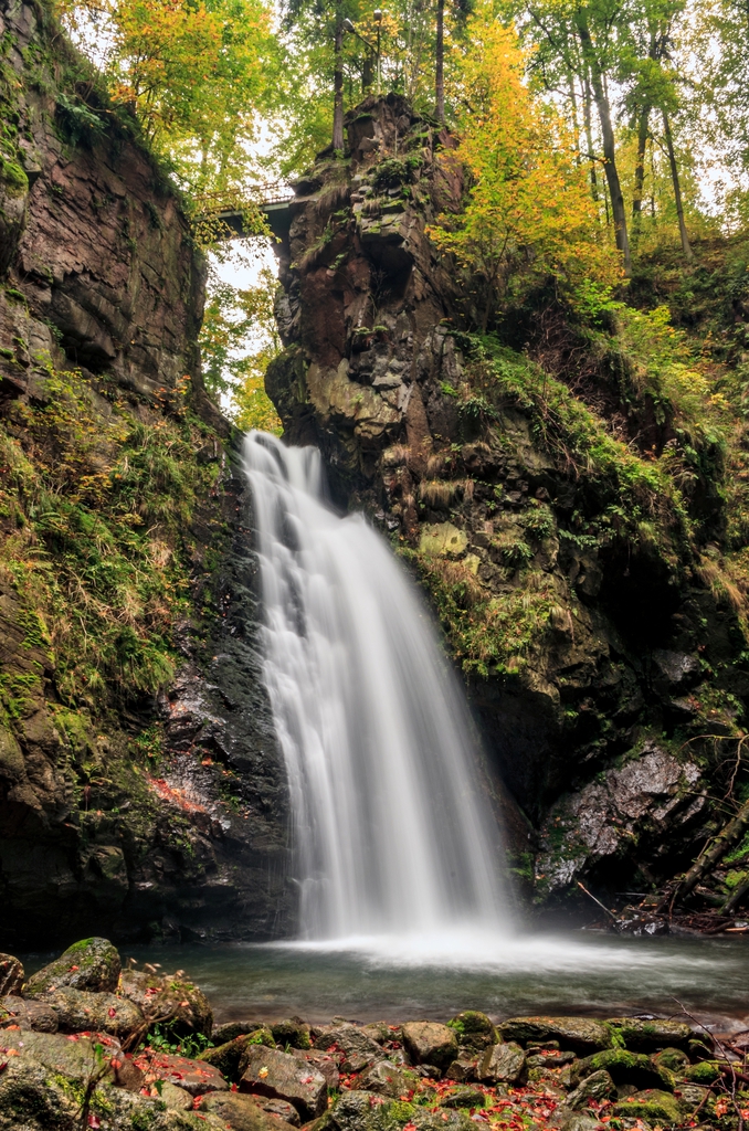 The Wilczki Waterfall nature reserve - Międzygórze